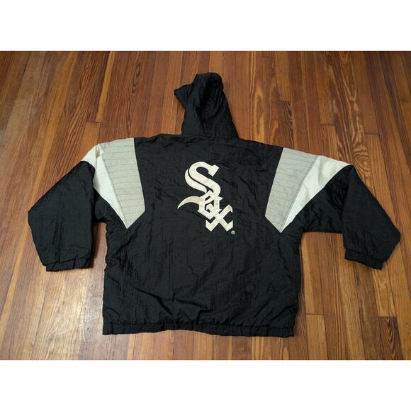 Starter Vintage Chicago White Sox Starter Pullover Jacket Mens Large - Picture 2 of 7